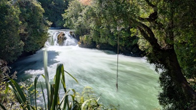 Neuseeland-Reisefuehrer: River Rafting im Kaituna-Fluss