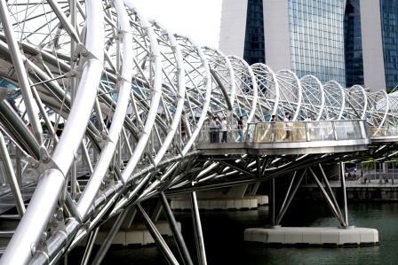 Singapur Stopover-Tipps - Helix Bruecke