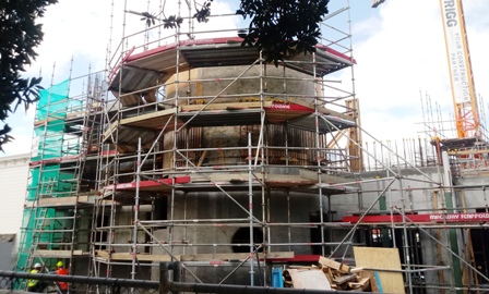 Hundertwasser Museum under construction - November 2019