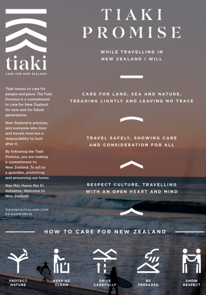 Sustainable travel promise NZ