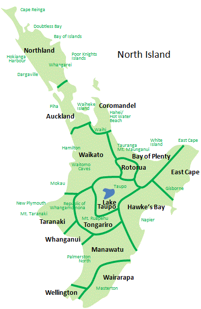 New Zealand regions