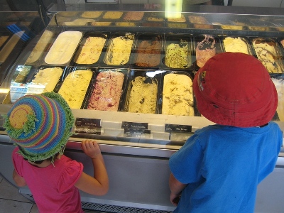 Kultur in Neuseeland: junge Ice Cream Kenner