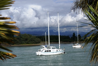 Nelson Reisetipps, Neuseeland - Segelschiffe bei Mapua