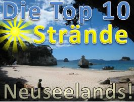 Die zehn besten Strände Neuseelands!
