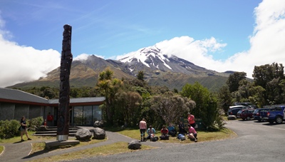 Taranaki Reisetipps - Dawson Falls Parkplatz auf Mount Egmont