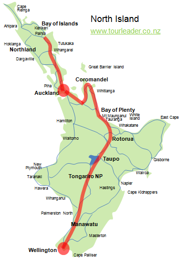1 month New Zealand: North Island destinations 