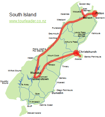 1 month New Zealand: South Island destinations 