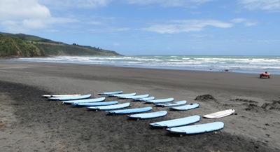 Waikato travel tips - Raglan surf beach
