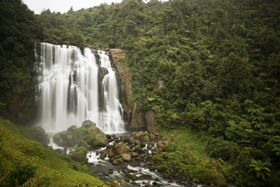 Waikato travel tips - Marokopa Falls near Waitomo