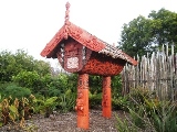 Maori in New Zealand - Pataka (storage house)