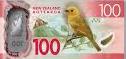 New Zealand money: 100 dollars