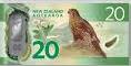 New Zealand money: 20 dollars